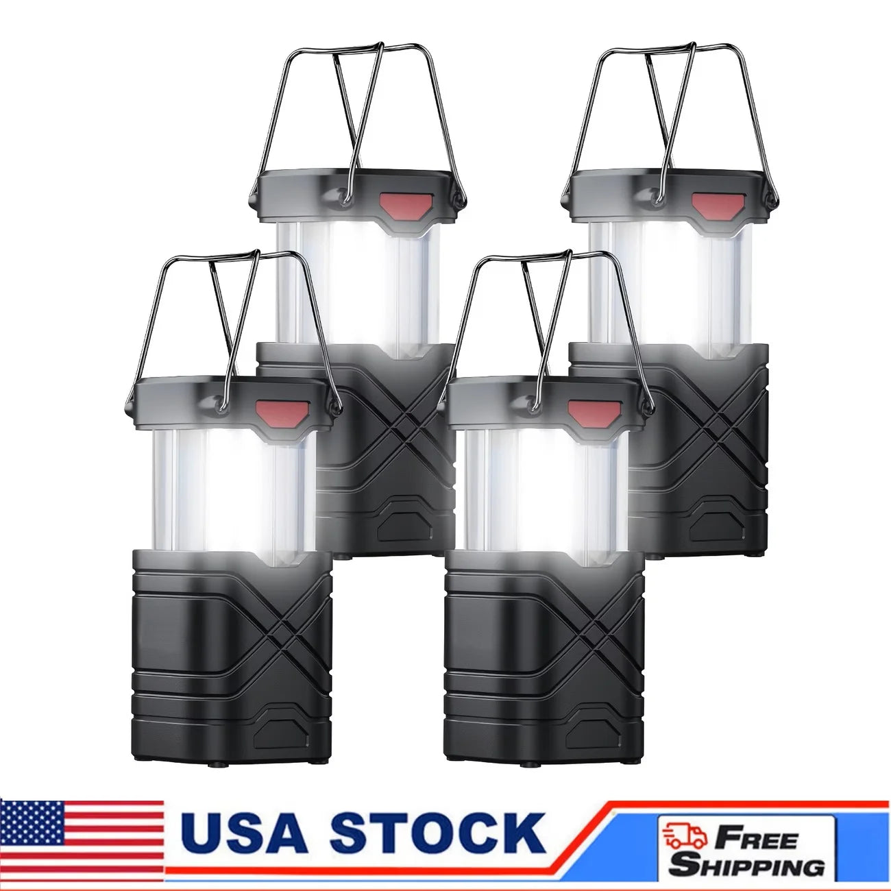 2‑in‑1 Collapsible Lantern + Flashlight, Rechargeable
