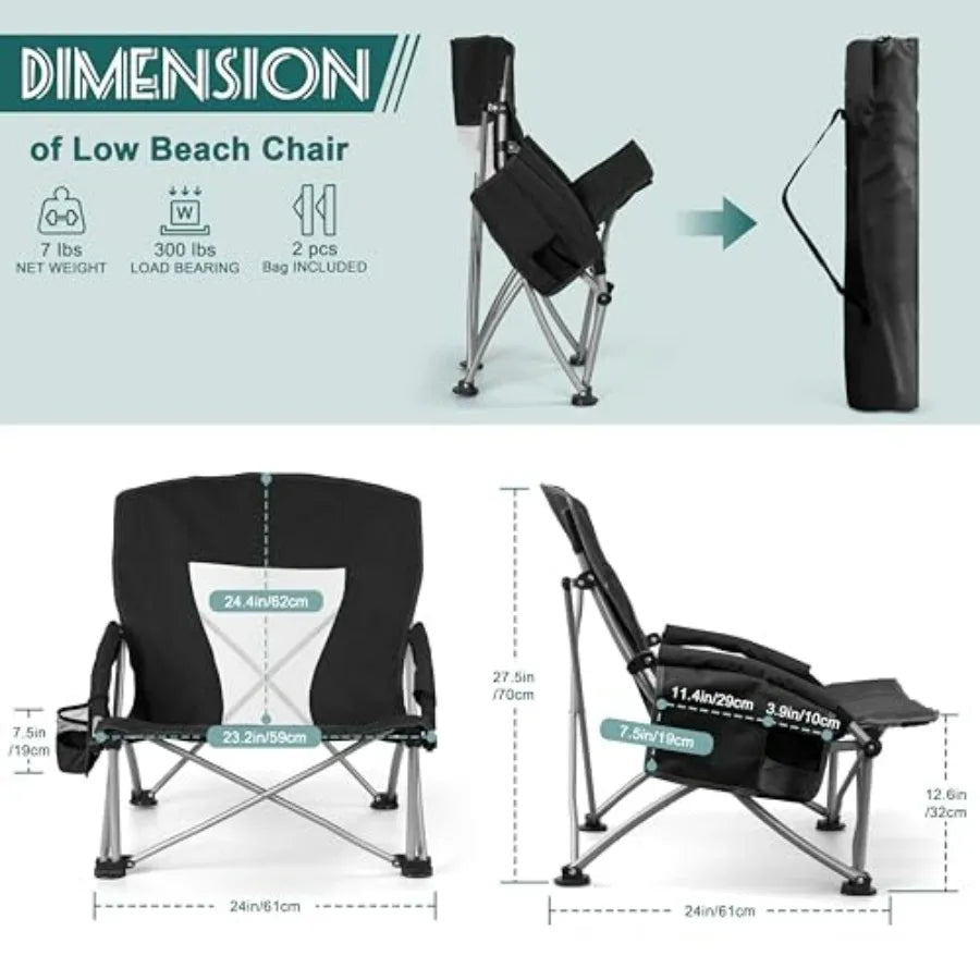 Low Beach Camping Chair
