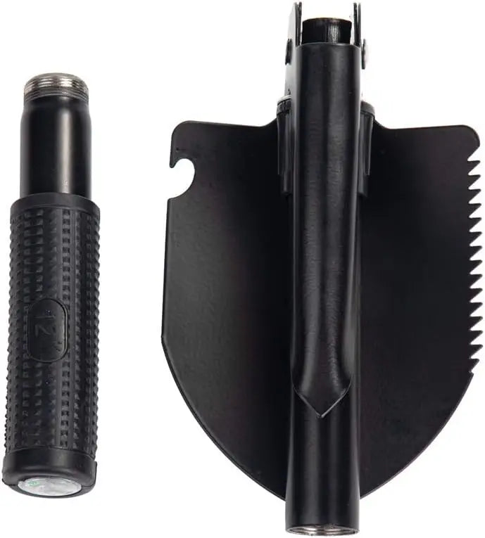 Folding Shovel Military Camping Shovel Survival Gear Entrenching Tool with Carrying Pouch Metal Handle
