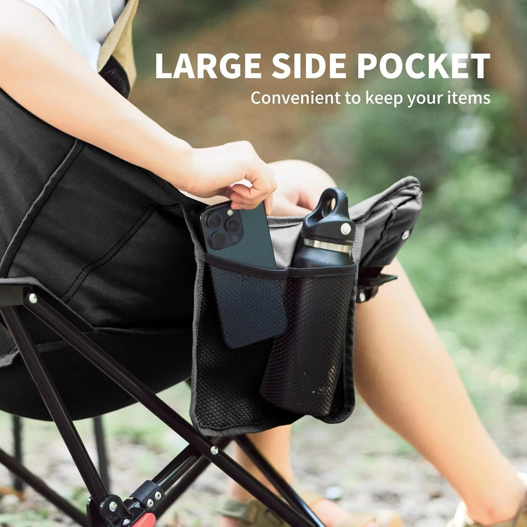 Naturehike Sea Star Recliner Outdoor Folding High Back Moon Chair 2-Position Adjustable Portable Camping Chair for Relaxing Foldable Leisure Travel Furniture Picnic