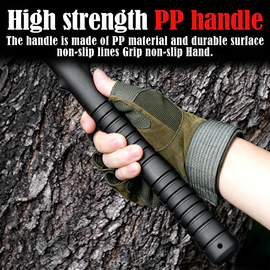 Multifunction Outdoor Camping Axe Assault Axe, Stainless Steel Sharp Survival Tactical Tomahawk with Sheath, New Model Engineer’s Axe, Camping and Rock-Splitting Axe, Bone-Cutting Knife, Multifunctional Tactical Axe
