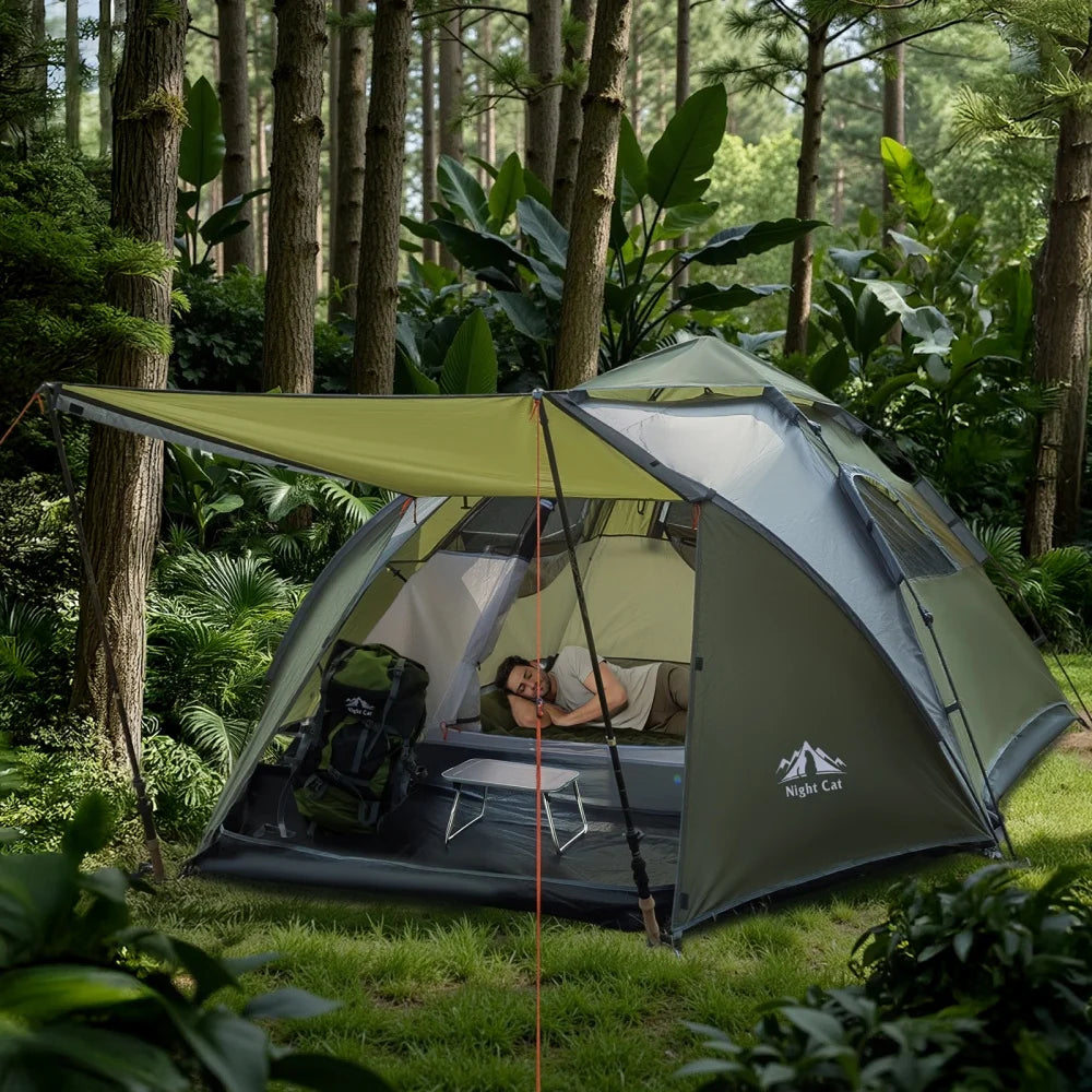 Night Cat Instant Pop-Up Tent