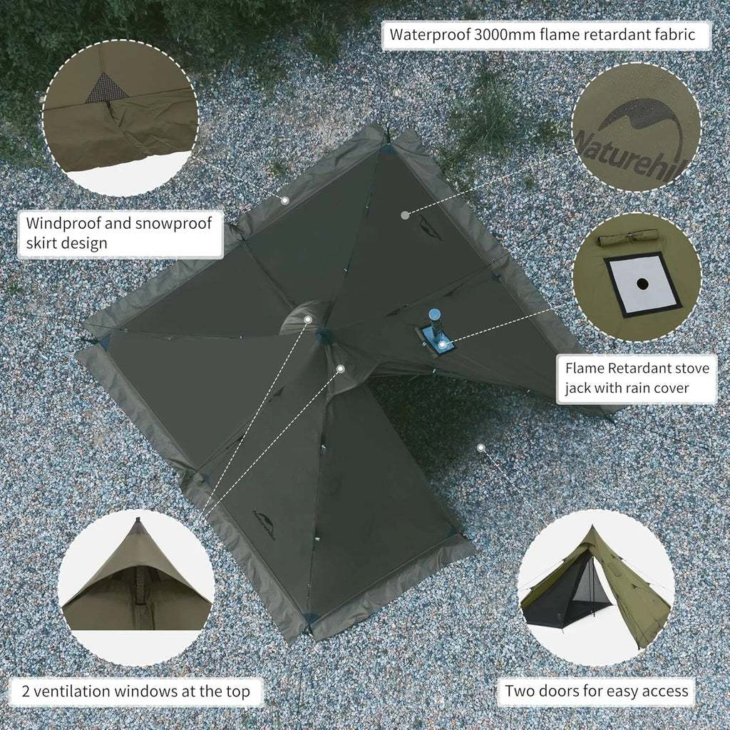 Naturehike Tipi Camping Tent