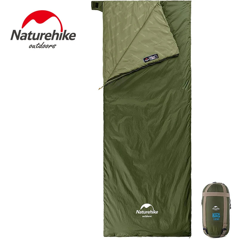 NaturehikeLW180 Sleeping Bag Ultralight Portable Sleeping Bag Spring Summer Sleeping Bag Outdoor Hiking Camping Travel Equipment