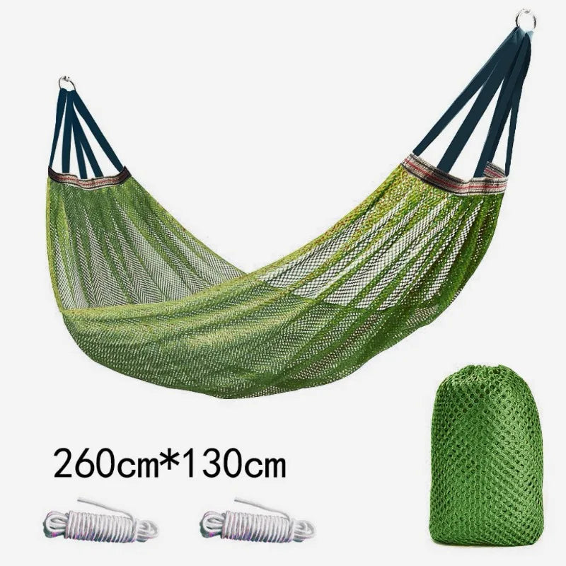 Anti-Tip Mesh Outdoor Hammock