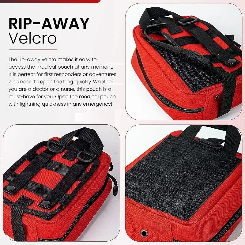 Outdoor First Aid Kit EDC Molle Medical Kit IFAK Survival Emergency Pack EDC Travel Fishing Camping Hiking Hunting Accessories