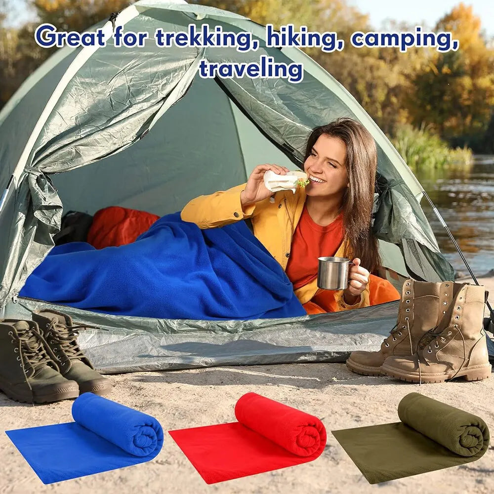 Fleece **Sleeping Bag Liner Only**. Portable Ultra-light Polar Travel Sheets for Adults Outdoor Camping Tent Bed Warm Sleeping Bag Liner