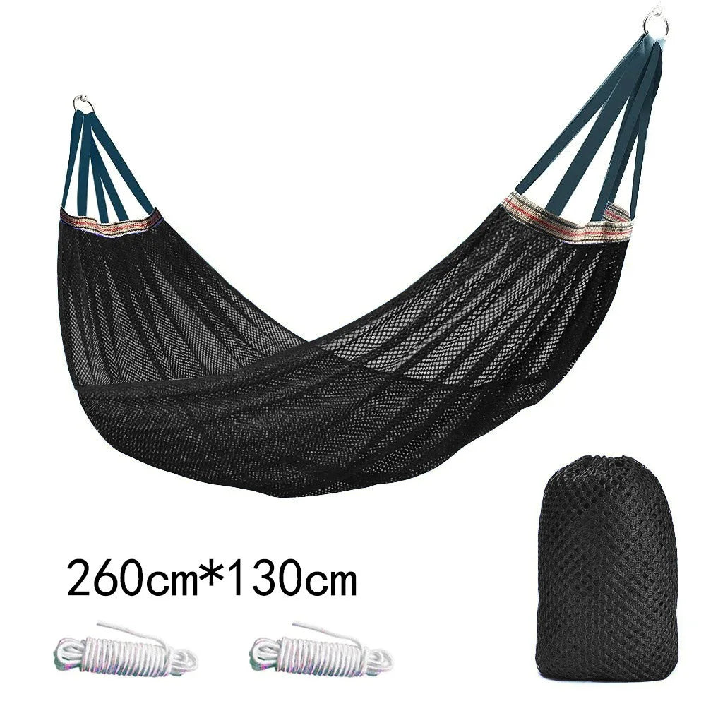 Anti-Tip Mesh Outdoor Hammock