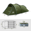 Night Cat 4-Person Tunnel Tent