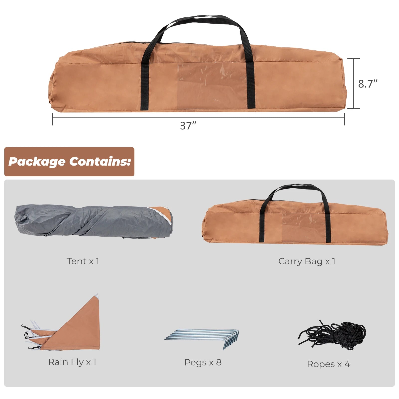 4-Person Instant Pop-Up Tent