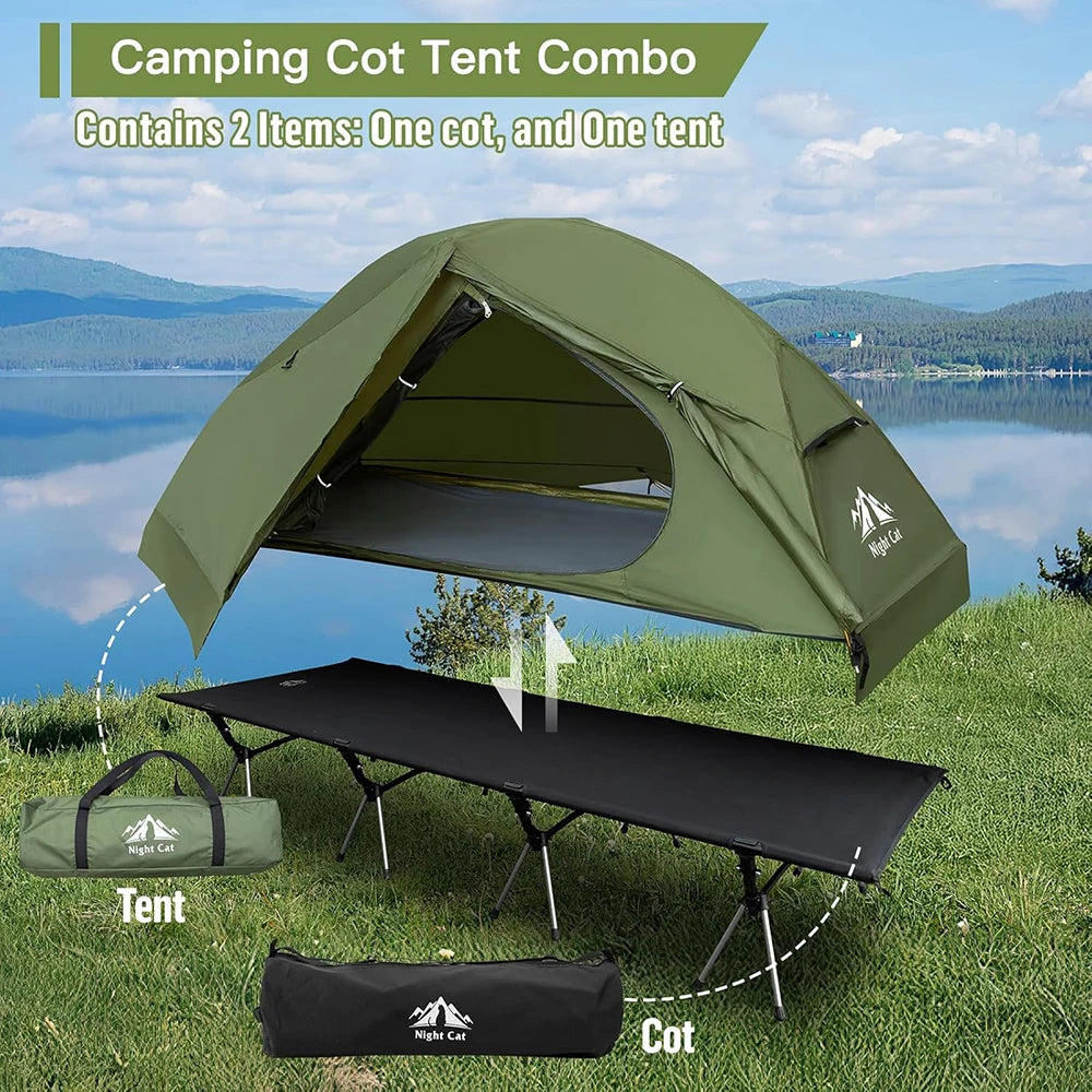 Elevated Camping Cot Tent