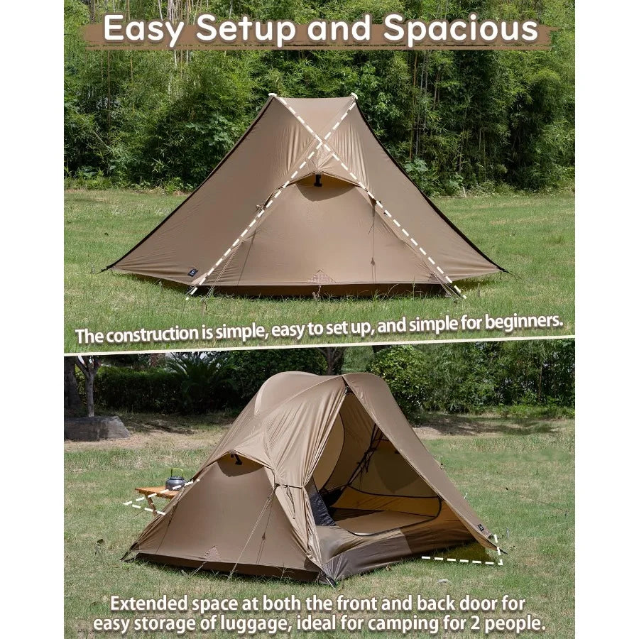 TOMOUNT Ultralight Backpacking Tent