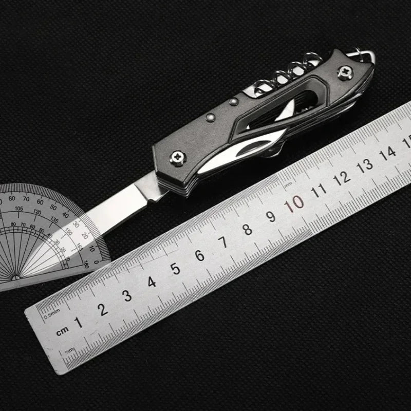 Multi-Functional Swiss Knife Outdoor Camp Multi-Tool Bottle Opener Portable Folding Knife Scissors Saw Military Pocket Knife..