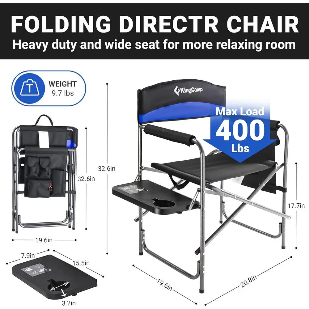 Padded Folding Camping Chairs (2-Pack)