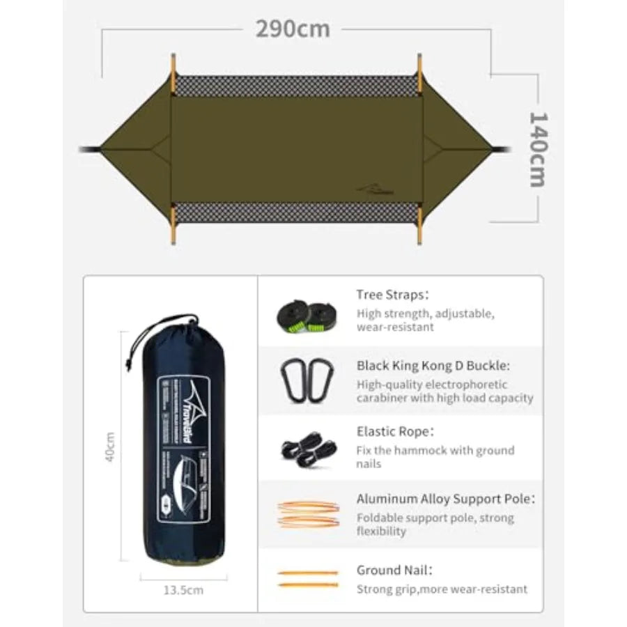 4-in-1 Hammock Tent with Sunshade