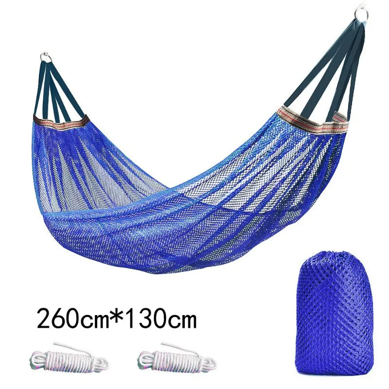 Anti-Tip Mesh Outdoor Hammock