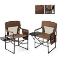 Folding Camping Chairs with Side Table