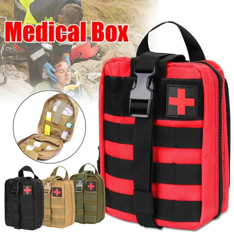 Outdoor First Aid Kit EDC Molle Medical Kit IFAK Survival Emergency Pack EDC Travel Fishing Camping Hiking Hunting Accessories