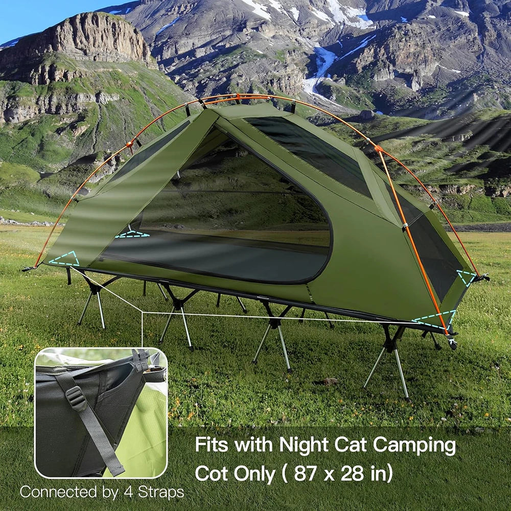 Elevated Camping Cot Tent