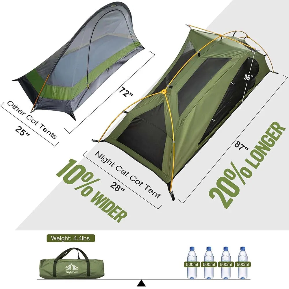 Elevated Camping Cot Tent
