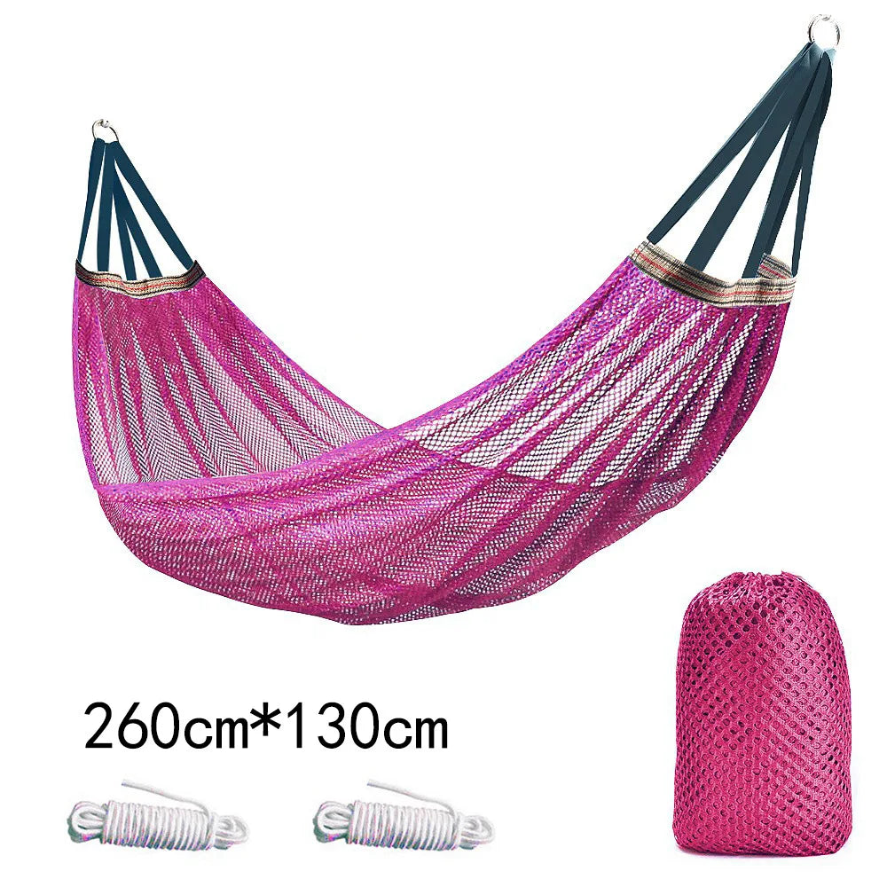 Anti-Tip Mesh Outdoor Hammock
