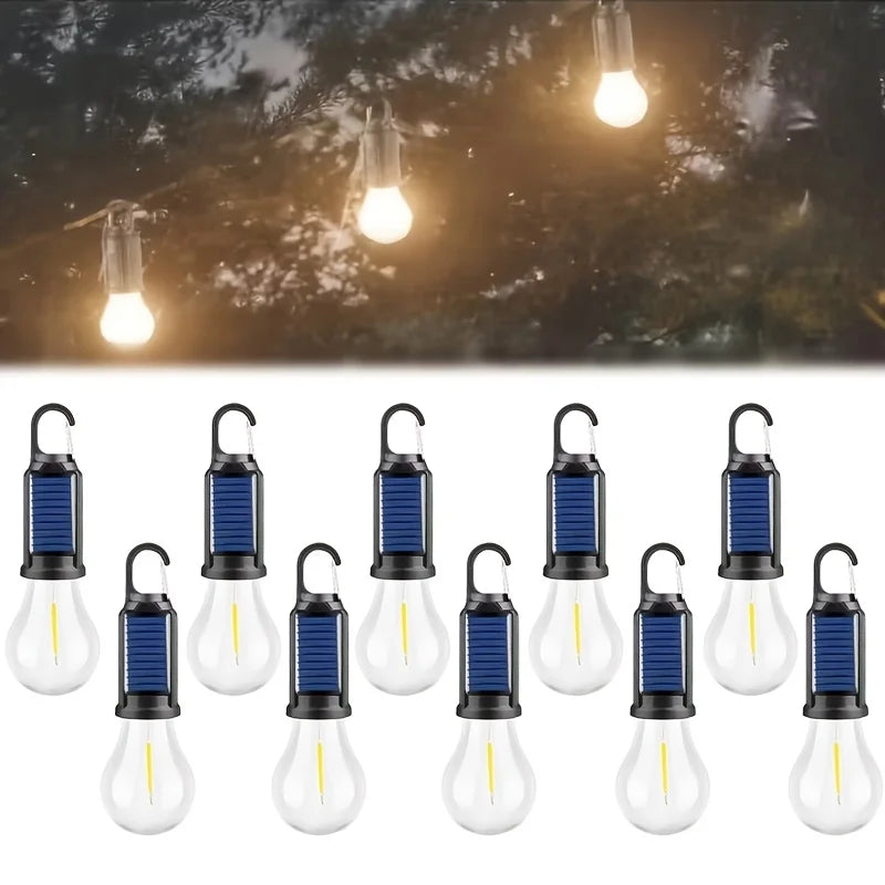 Solar + USB Camp Bulbs — Multi‑Pack Utility Lights