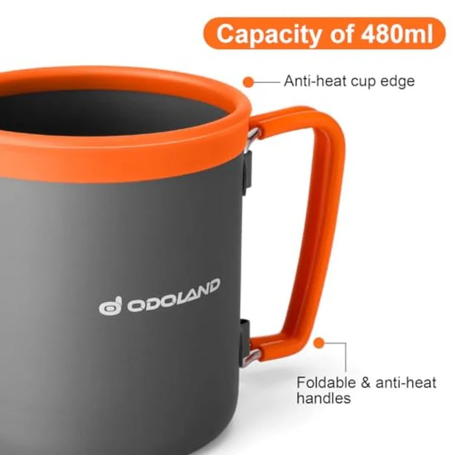 Camping Cookware Set with Heat Exchanger