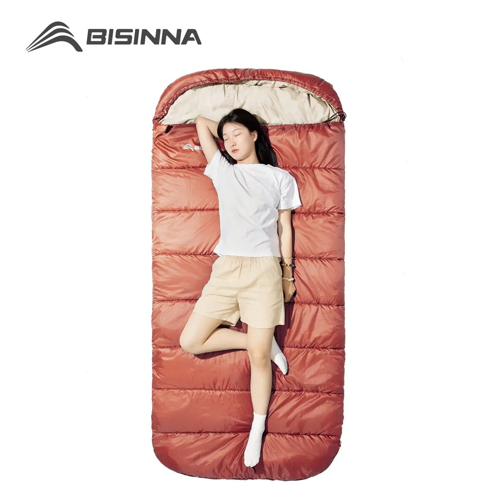 BISINNA Large Camping Sleeping Bag Lightweight 3 Season - Long Size