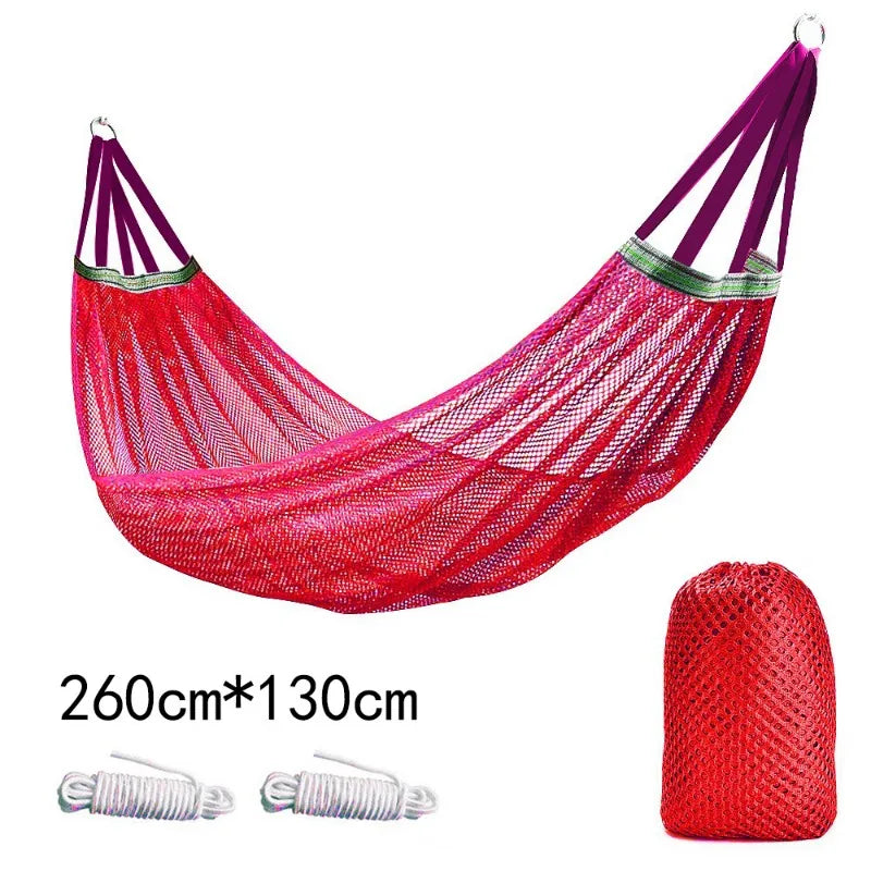 Anti-Tip Mesh Outdoor Hammock