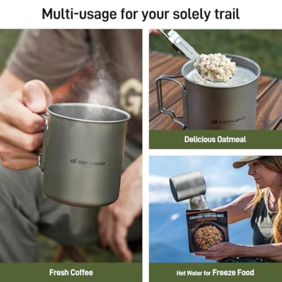 Titanium Camping Cookware Set