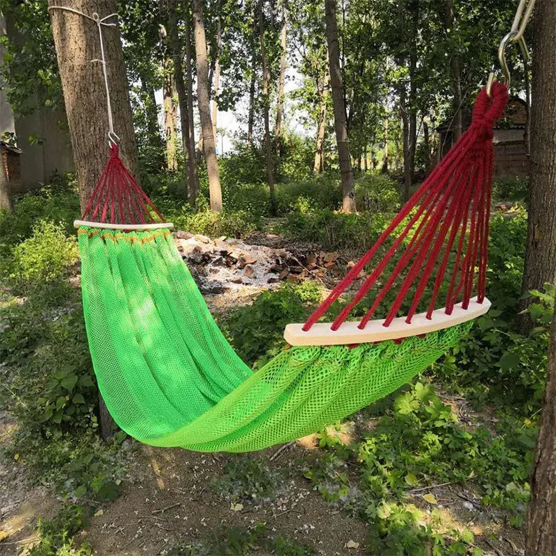 Anti-Tip Mesh Outdoor Hammock