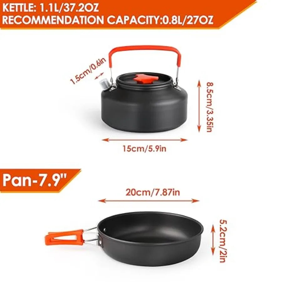 Non-Stick Camping Cookware Set