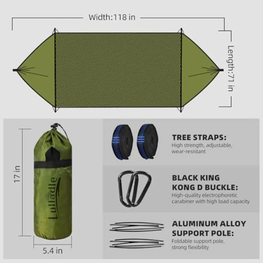 Camping Hammock with Mosquito Net