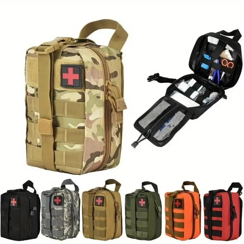 Outdoor First Aid Kit EDC Molle Medical Kit IFAK Survival Emergency Pack EDC Travel Fishing Camping Hiking Hunting Accessories
