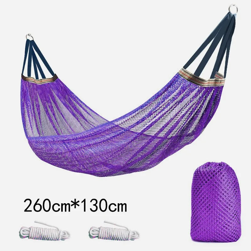 Anti-Tip Mesh Outdoor Hammock