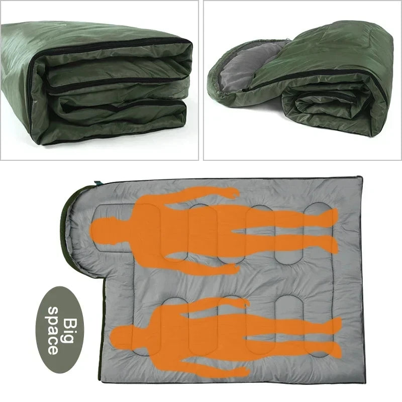 Camping Sleeping Bag Ultralight Waterproof 4 Seasons Warm Envelope Type Sleeping Bag for Outdoor Hiking Backpacking Travel