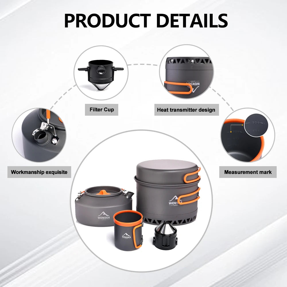 Camping Cookware Pot Set