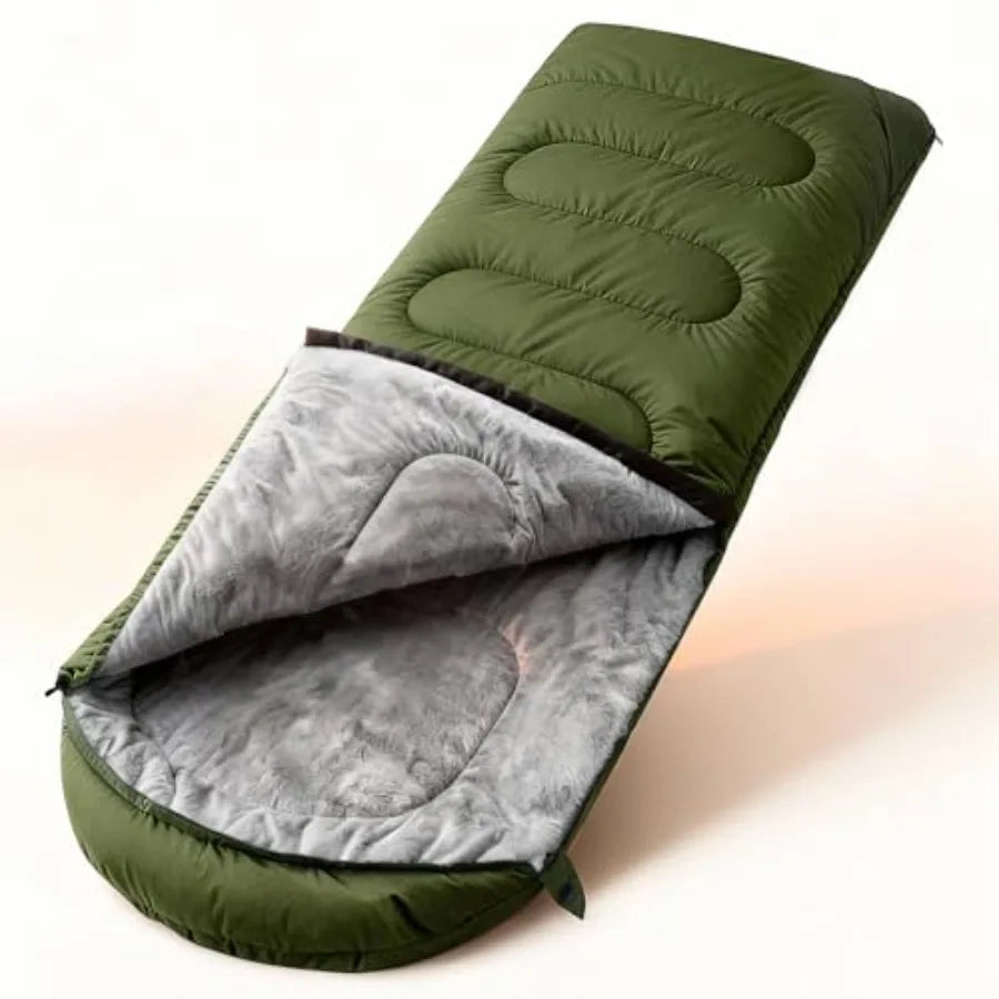 Fleece-Lined Sleeping Bag