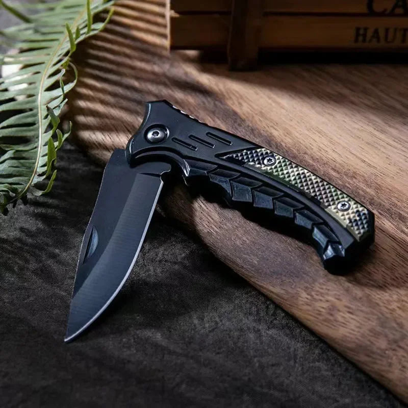 Folding Knife Made of High Hardness Stainless Steel for Outdoor Use, Non-slip Razor for Camping, Portable Pocket