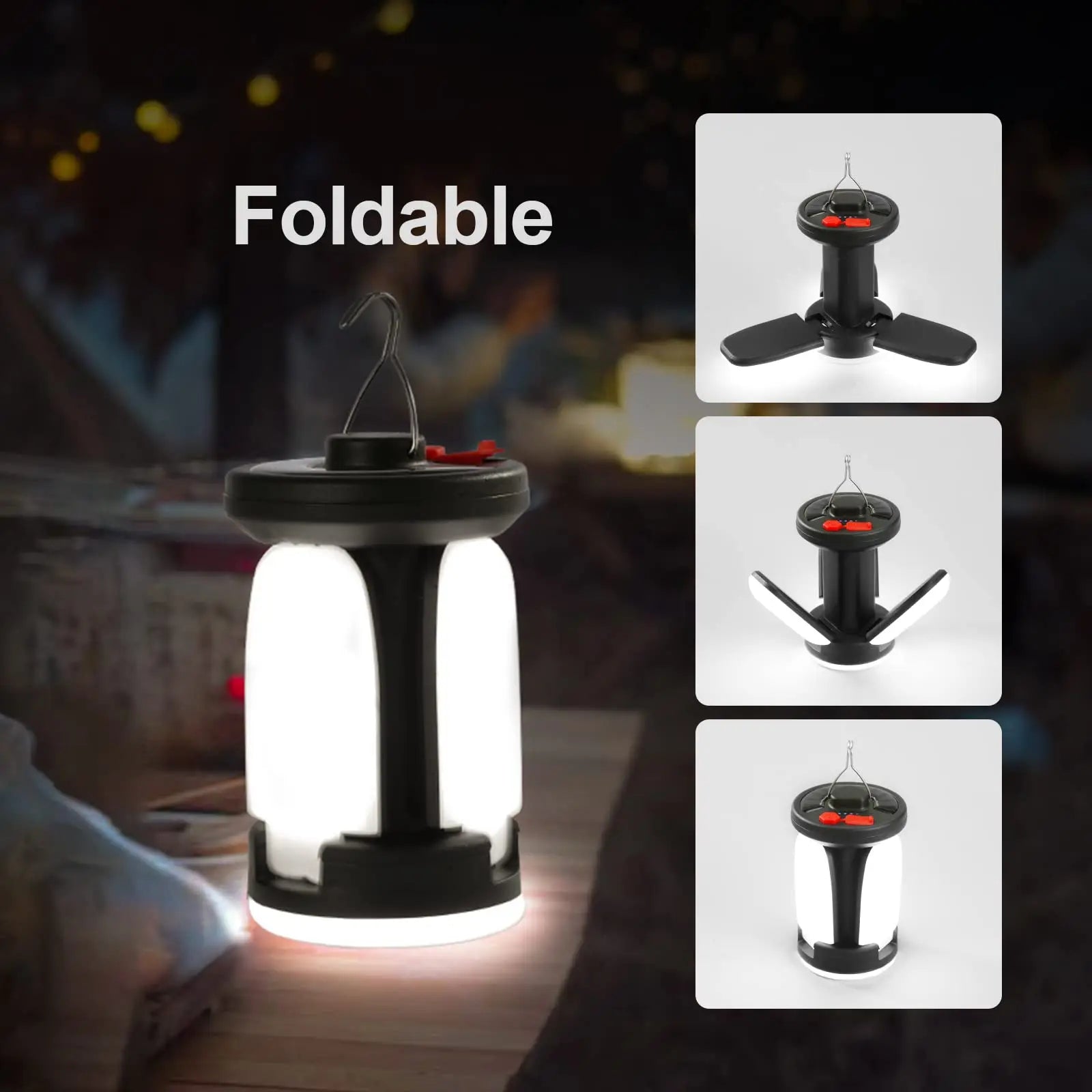 Solar PowerBank Lantern — 1000‑Lumen Camp Light