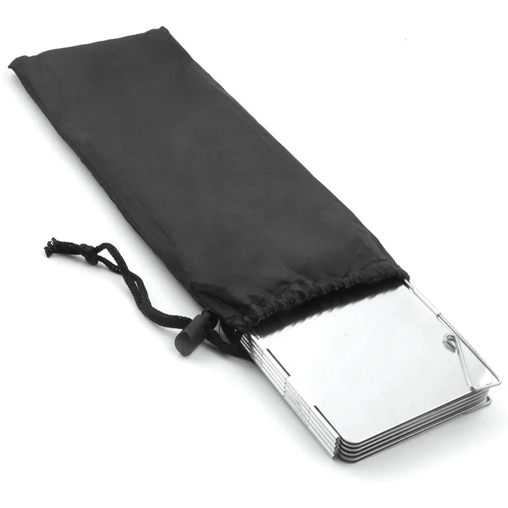 8-16 Plates Aluminum Windscreen Stove Windshield Wind Shield Outdoor Camping Equipmen Picnic Cooking Windproof Screen