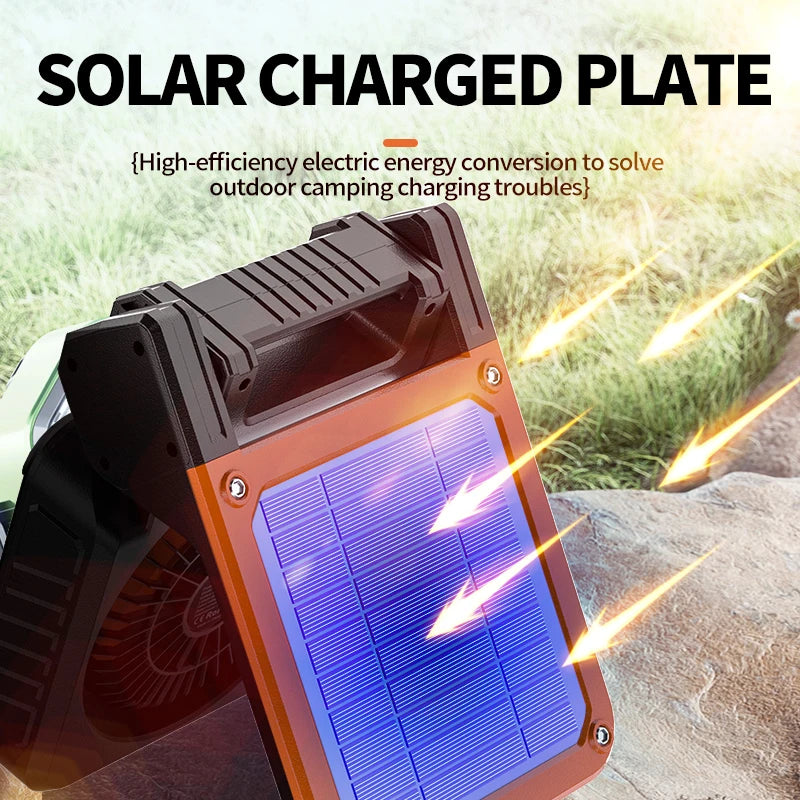 Solar Lantern Fan — Foldable 8‑Hour Breeze Light