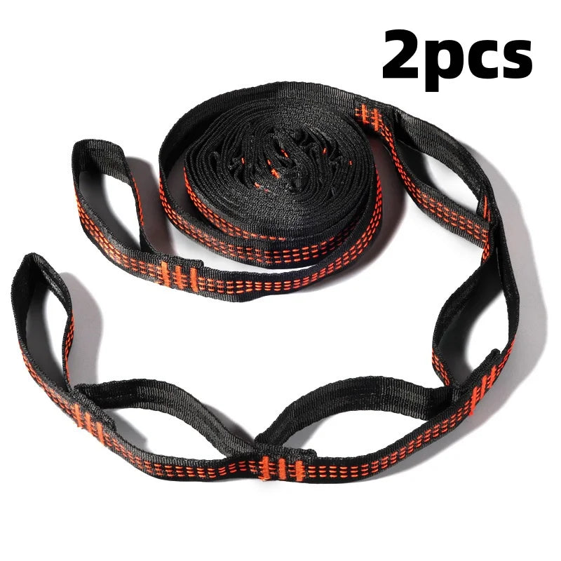 2/4 piece heavy duty climbing buckle and adjustable nylon hammock straps - for hammock straps, outdoor equipment, hammock fittings, sturdy construction, camping gear that can withstand 600 ib