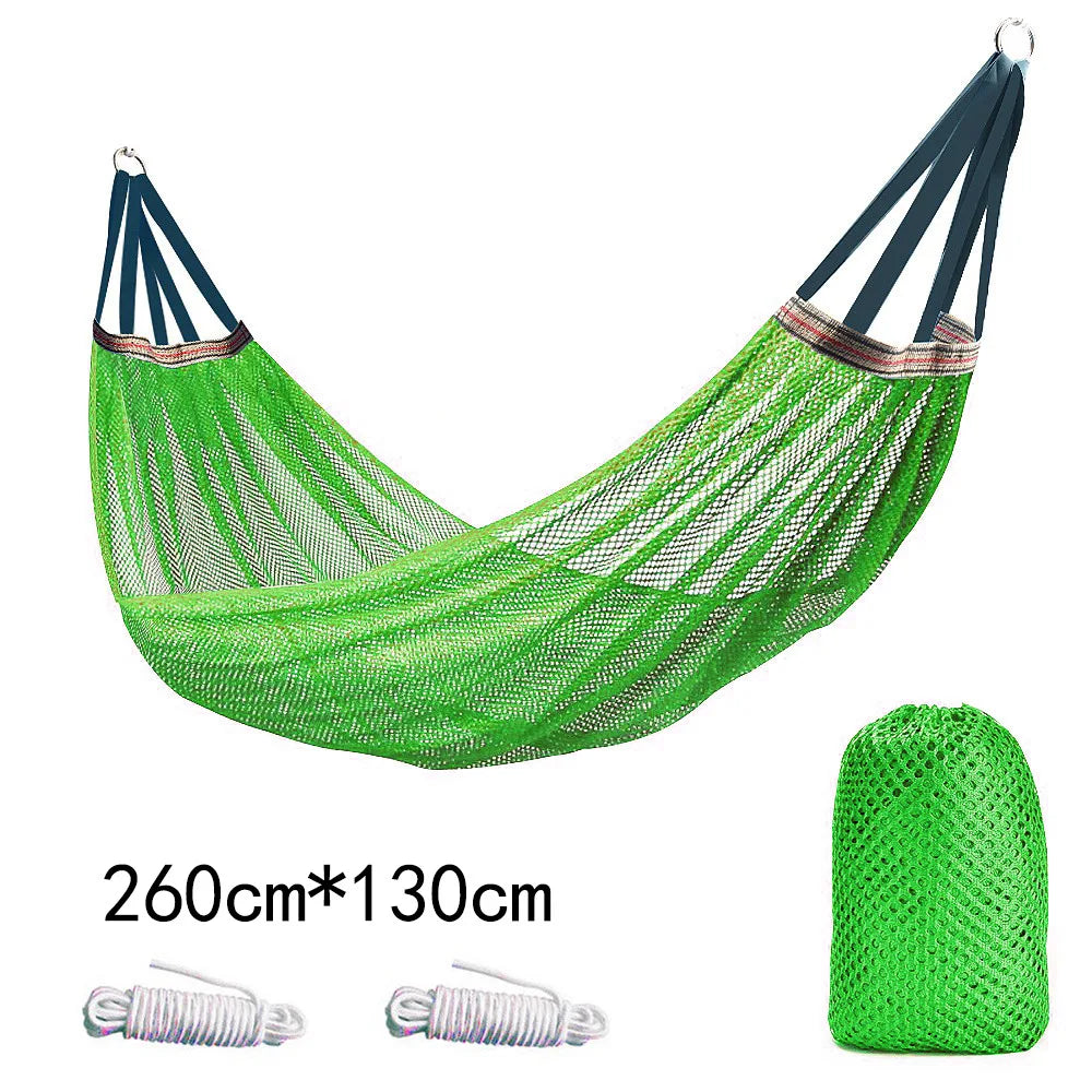 Anti-Tip Mesh Outdoor Hammock