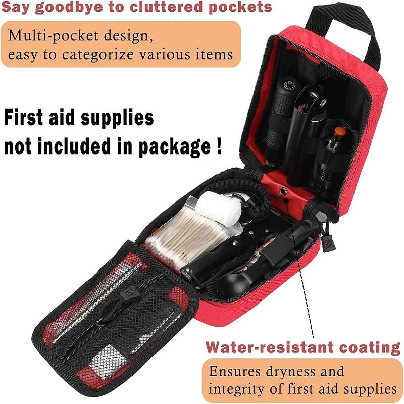 Outdoor First Aid Kit EDC Molle Medical Kit IFAK Survival Emergency Pack EDC Travel Fishing Camping Hiking Hunting Accessories