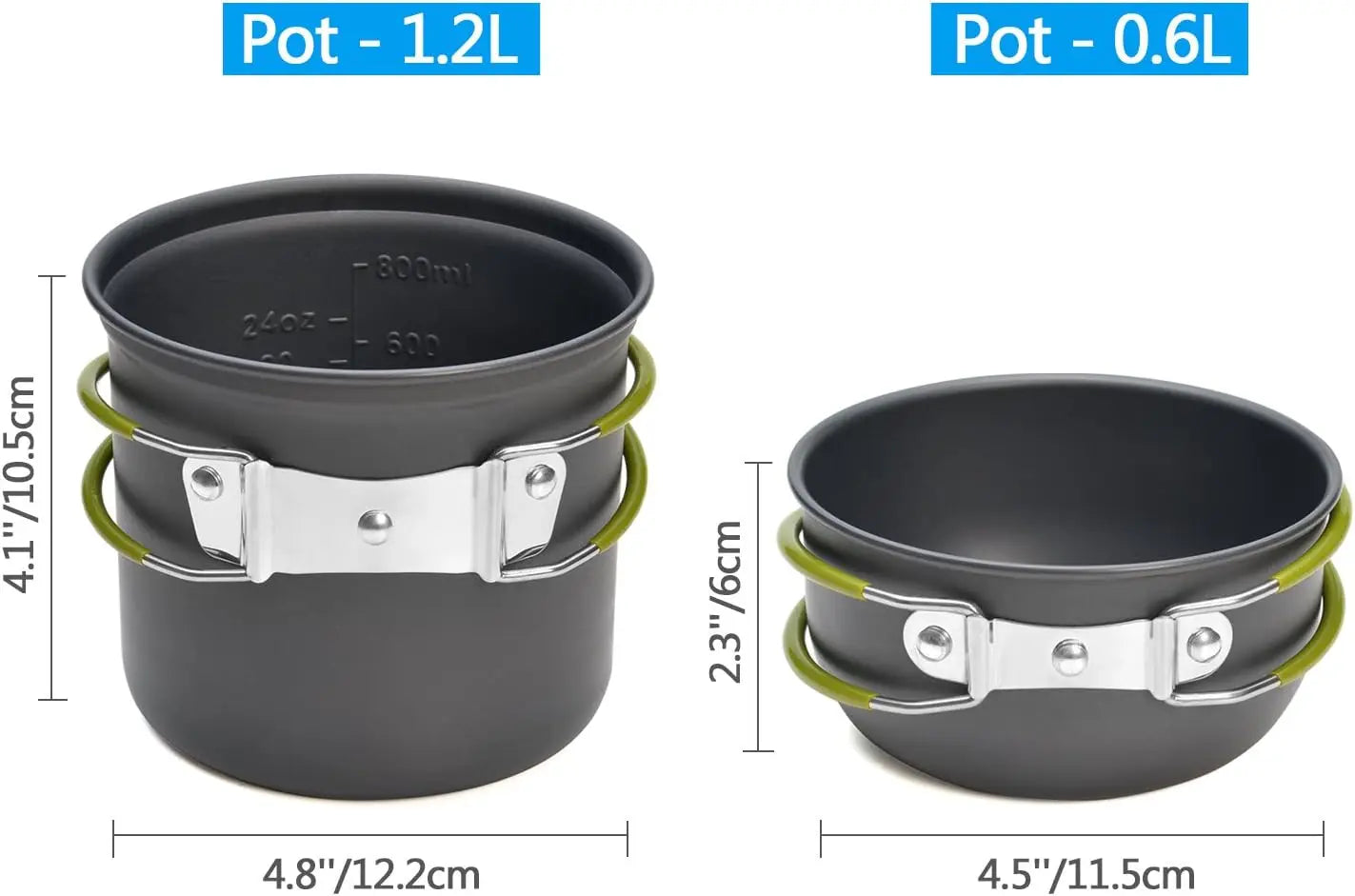 9-Piece Camping Cookware Set