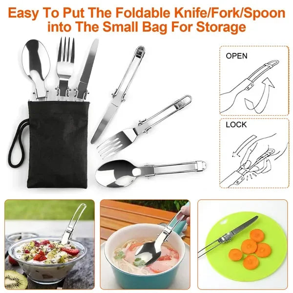 16-Piece Camping Cookware Set
