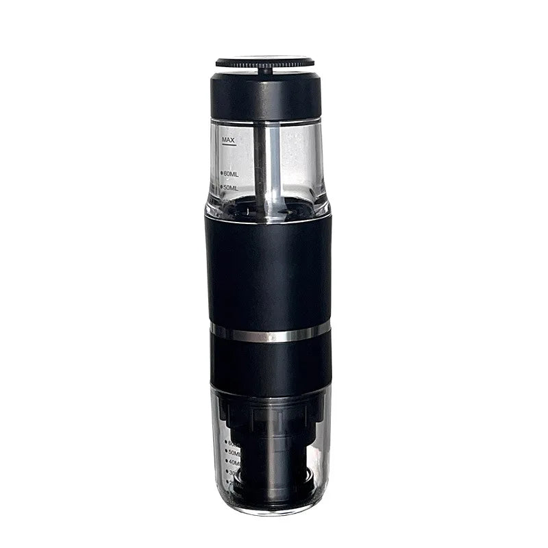 3 In 1 Portable Coffee Machine Hot/Cold Water Manual Espresso Maker For Capsule & Ground Hand Press Brewer hiking Travel