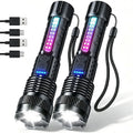 Tactical Flashlight Duo — High‑Output 2‑Pack