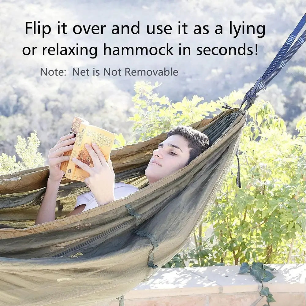 Lightweight Hammock with Mosquito Net